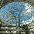 LF Estructura de acero Compras Mall Space Frame Skylight Roof